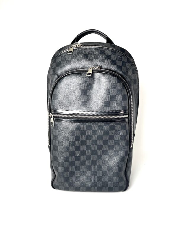 LOUIS VUITTON Michael Damier Graphite Black Backpack