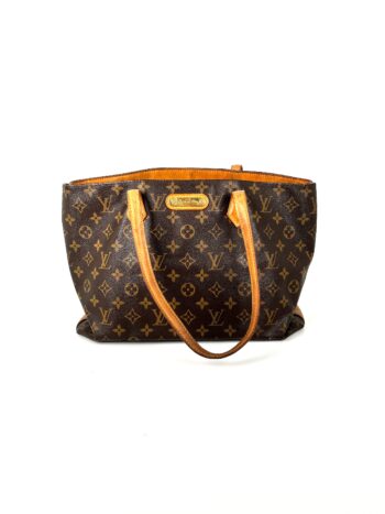 Louis Vuitton Wilshire MM Monogram Brown Tote Bag
