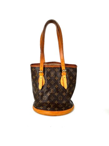 Vintage Louis Vuitton Petit Bucket Monogram Brown Tote Bag