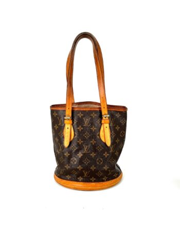Vintage Louis Vuitton Petit Bucket Monogram Brown Tote Bag