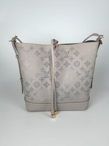 Louis Vuitton Flore NM Mahina FM Brume Shoulder Bucket Bag