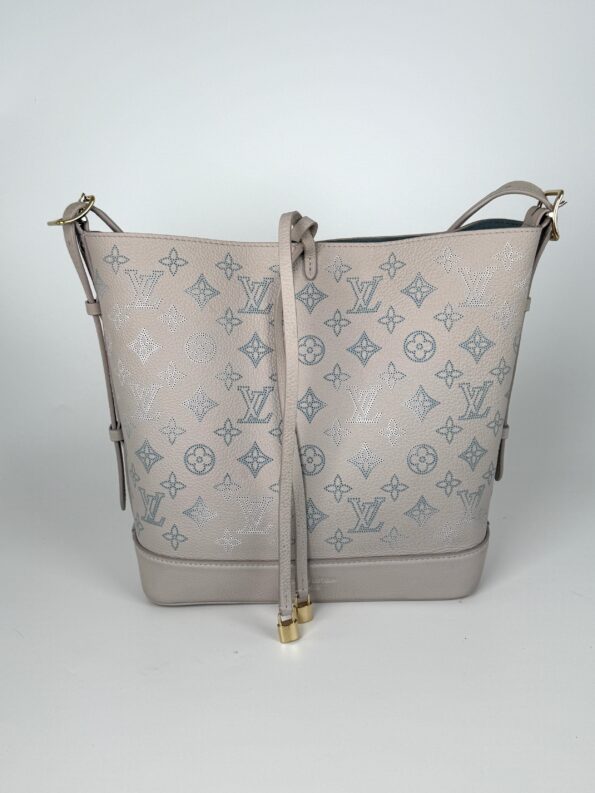 Louis Vuitton Flore NM Mahina FM Brume Shoulder Bucket Bag