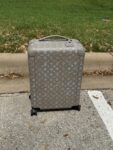 Louis Vuitton Horizon 55 Mahina Perforated Monogram Leather Suitcase