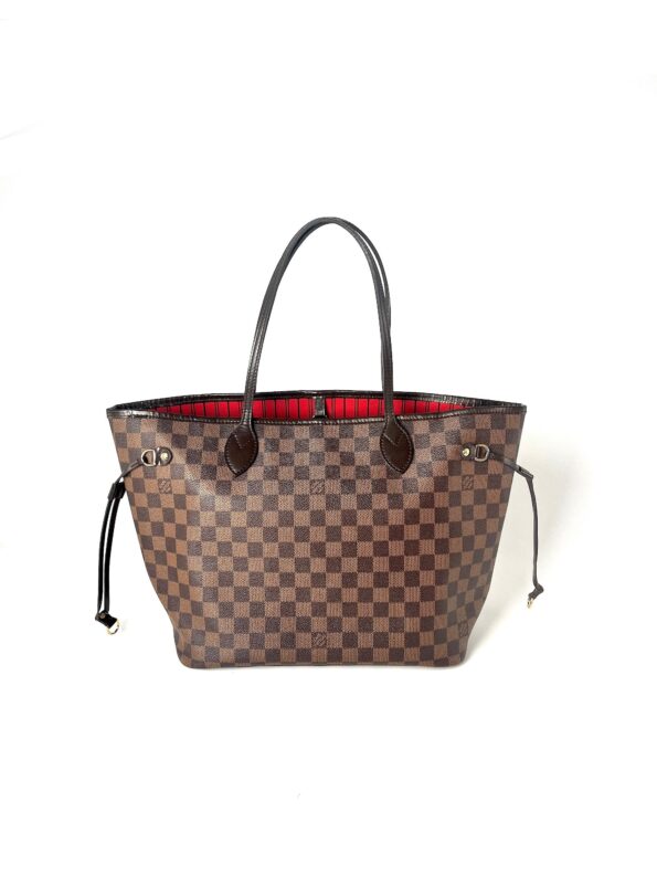Louis Vuitton Damier Ebene Neverfull MM Brown Tote