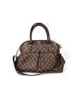 LOUIS VUITTON Trevi Damier Ebene PM Brown Shoulder Bag